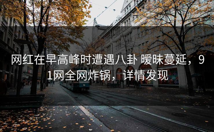 网红在早高峰时遭遇八卦 暧昧蔓延，91网全网炸锅，详情发现